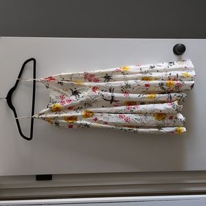 Old Navy floral white dress